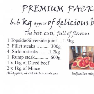 Premium Pack of Kirkwood beef