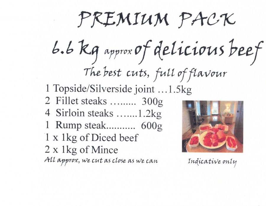 Premium Pack of Kirkwood beef